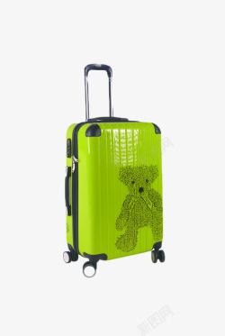 绿色行李箱包素材