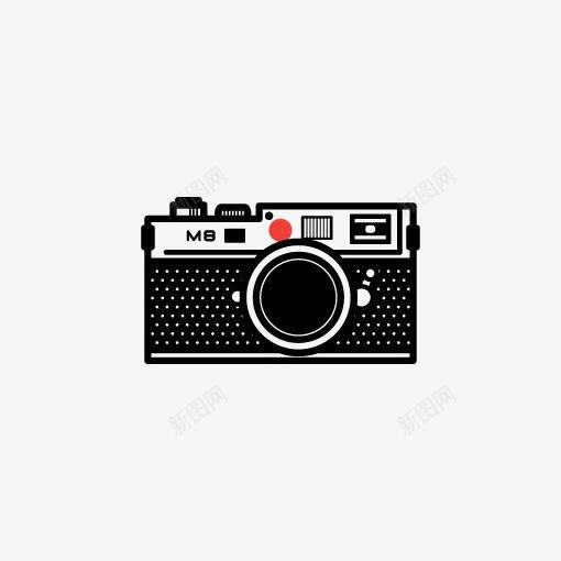 卡通相机png免抠素材_新图网 https://ixintu.com 手绘相机 相机插画 相机装饰 莱卡相机 黑色相机