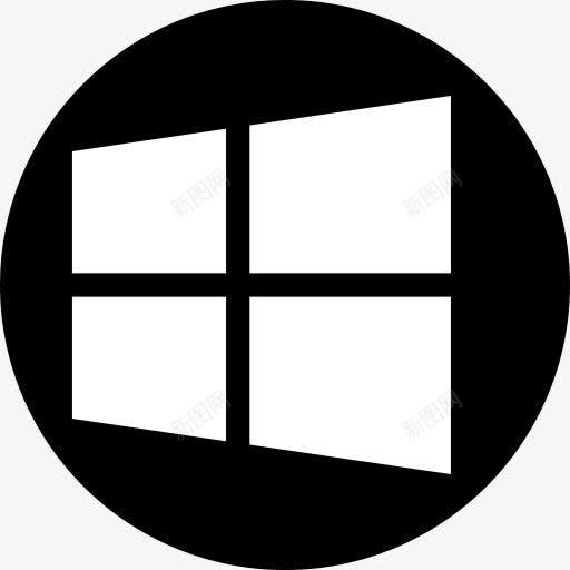 微软Windows系统黑眼圈图标png_新图网 https://ixintu.com window 微软