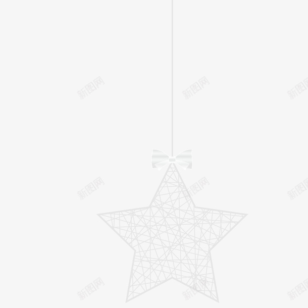 白色圣诞节五角星装饰矢量图ai设计背景_新图网 https://ixintu.com 五角星装饰 圣诞节 圣诞节小装饰 圣诞节矢量素材 白色 矢量图
