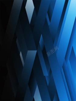 艺术性蓝色抽象的几何线条的背景矢量图高清图片