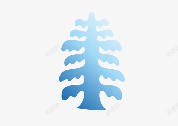雪树png免抠素材_新图网 https://ixintu.com 免费png 图片 圣诞树 插图 雪树剪影