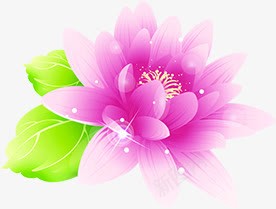 紫色唯美梦幻花朵手绘png免抠素材_新图网 https://ixintu.com 梦幻 紫色 花朵