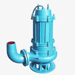 蓝色抽取式潜水泵素材