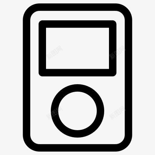 音乐播放器图标png_新图网 https://ixintu.com 便携式音乐播放器 多媒体 技术 电子 装置
