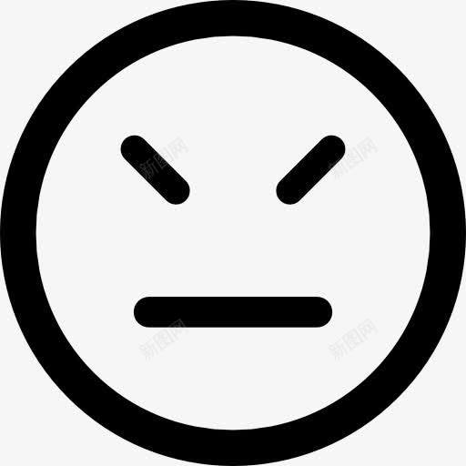表情的脸直口线和闭着眼睛图标图标免费下载 图标0yjekwqva 新图网