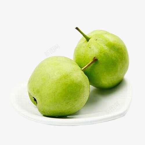 盘子里的酥梨png免抠素材_新图网 https://ixintu.com png免费素材 早酥梨 绿色水果 绿色酥梨 酥梨