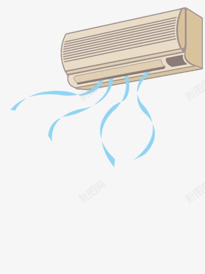 卡通空调png免抠素材_新图网 https://ixintu.com 卡通图片 汽车空调 电器图片 电器素材 空调