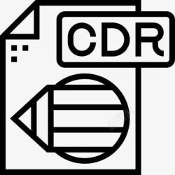 CDR格式雕花CDR图标高清图片