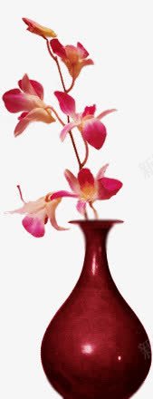 红色花朵花瓣花瓶png免抠素材_新图网 https://ixintu.com 红色 花朵 花瓣 花瓶
