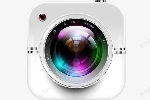 袖珍相机镜头白色宁静png免抠素材_新图网 https://ixintu.com 宁静 摄像镜头 白色 袖珍相机镜头 设计