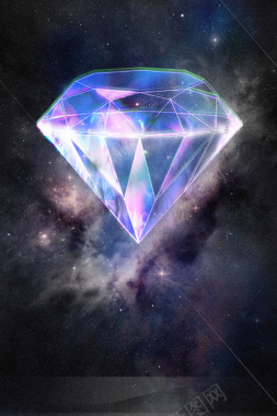 钻石科技海报背景背景