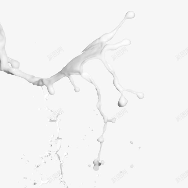 溅起的奶花奶滴png免抠素材_新图网 https://ixintu.com 奶滴 溅起的奶花 源文件 营养