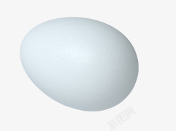 白灰色的鸡蛋初生蛋实物素材