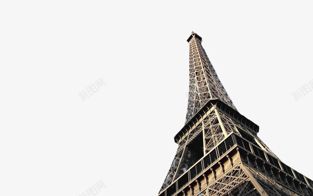 倾斜的巴黎铁塔png免抠素材_新图网 https://ixintu.com 倾斜的铁塔 建筑 景观 铁塔