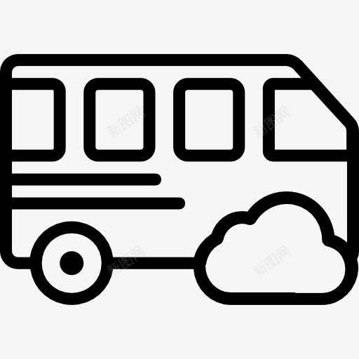 总线图标png_新图网 https://ixintu.com 公共交通 巴士 汽车 运输