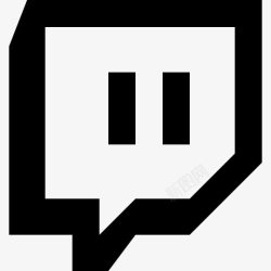 雕文抽搐TwitchTV社会雕文图标高清图片