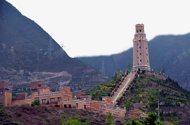 四川茂县羌城三png免抠素材_新图网 https://ixintu.com 名胜古迹 旅游风景 著名建筑