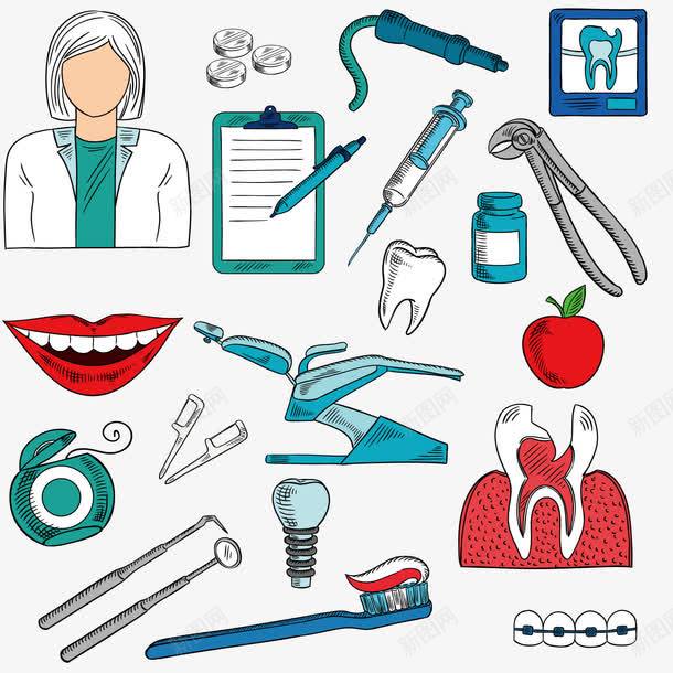 牙科仪器设备png免抠素材_新图网 https://ixintu.com 仪器 治疗 牙科 牙齿 设备