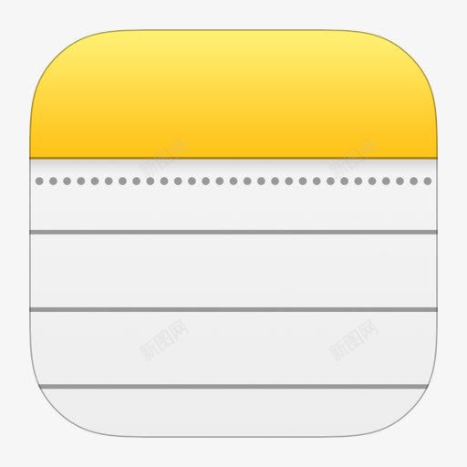 笔记ios7icons图标png_新图网 https://ixintu.com Notes 笔记