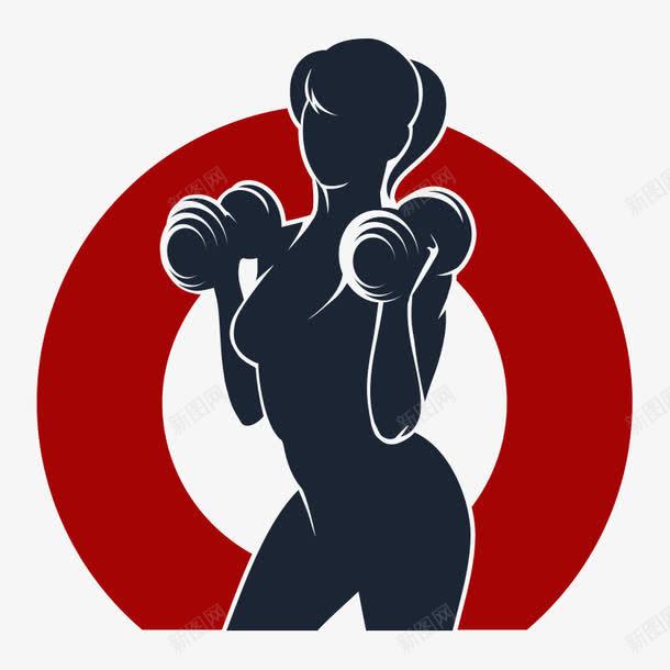 健身图案健身png免抠素材_新图网 https://ixintu.com 人物剪影 健身 健身剪影 健身图案 剪影 运动