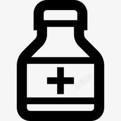 药品瓶医学图标高清图片