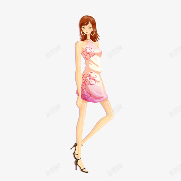 穿着高跟鞋的美女png免抠素材_新图网 https://ixintu.com 穿着 穿着高跟鞋的美女 美女 高跟鞋