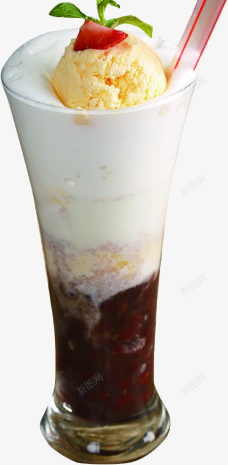 冰淇淋下午茶海报png免抠素材_新图网 https://ixintu.com 下午 冰淇淋 海报 设计