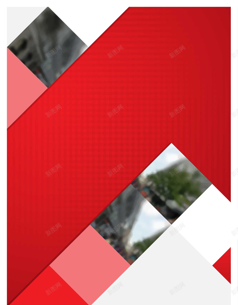 红色商务画册封面广告矢量背景ai_新图网 https://ixintu.com 书籍画册 产品手册 商务广告 宣传画册封面 建筑大楼画册 方格背景 杂志封面 矢量素材 红色背景 矢量图