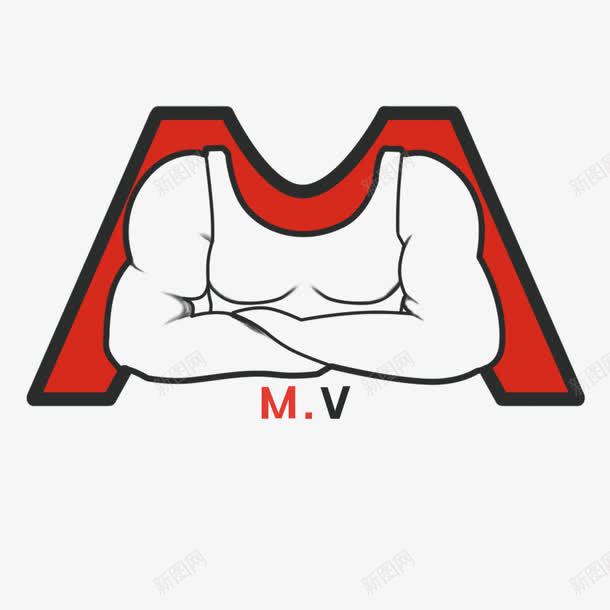 男人健身俱乐部logo图标png_新图网 https://ixintu.com 健康 健身俱乐部LOGO 健身俱乐部logo 减脂 男人 红色 美体 运动