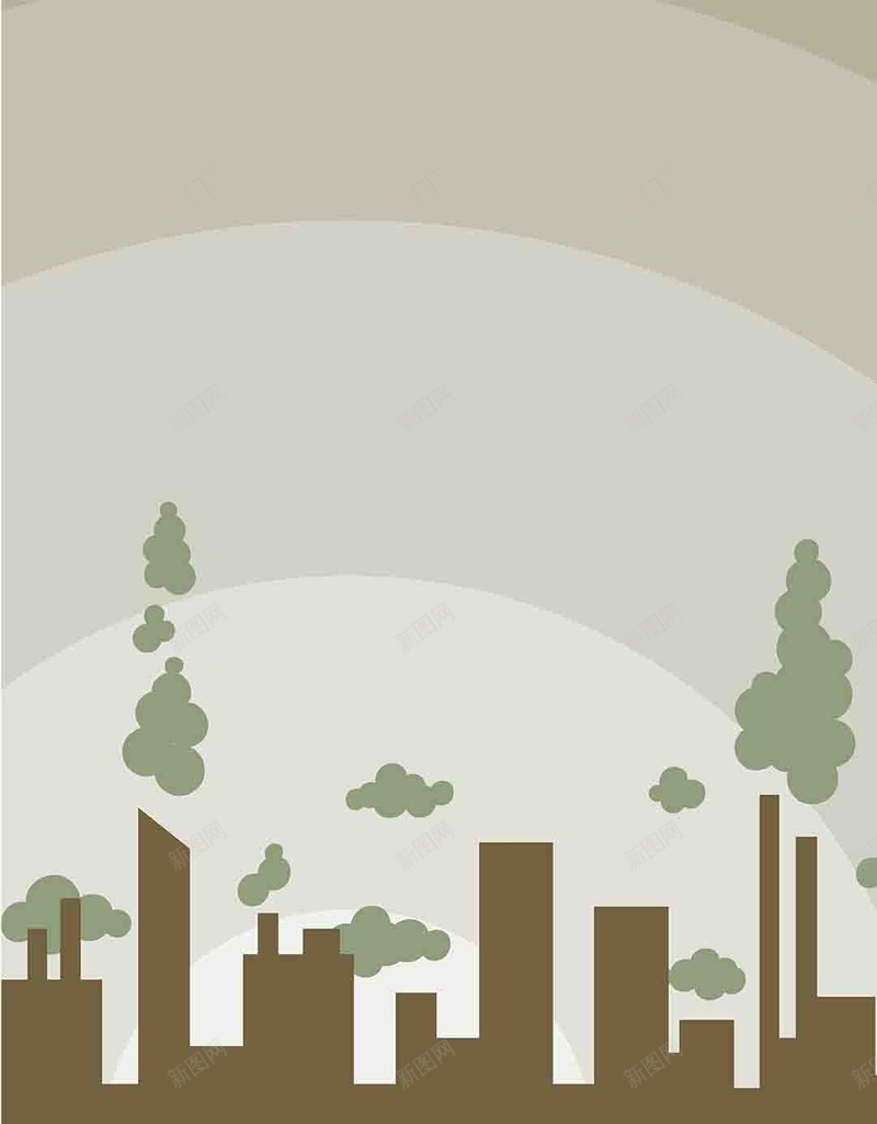 环境污染h5背景矢量图ai设计背景_新图网 https://ixintu.com 几何 创意 土地污染 扁平 插画 污染 渐变 环境 矢量图