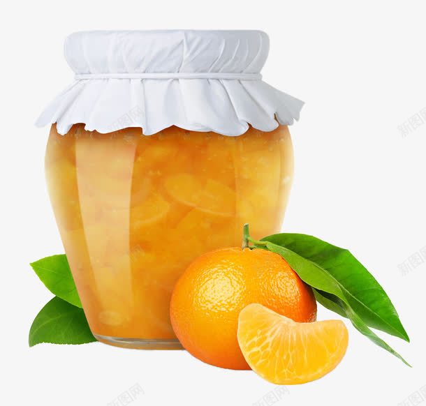 橘子罐头png免抠素材_新图网 https://ixintu.com 免抠素材 橘子罐头 橙子 透明罐子
