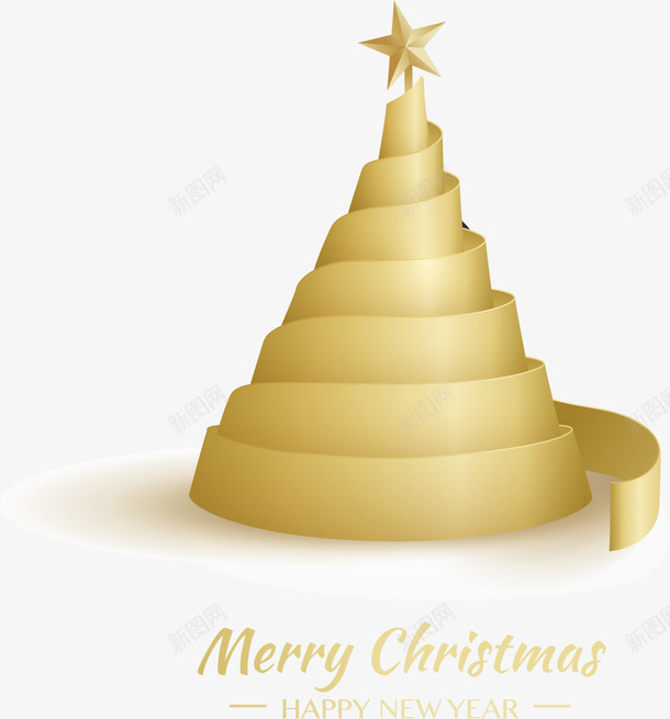 圣诞节创意金色圣诞树png免抠素材_新图网 https://ixintu.com christmas merry 创意圣诞树 圣诞快乐 圣诞节 金色圣诞树 金色星星