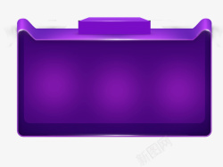 紫色双十一立体主题素材