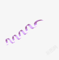 紫色卷带素材
