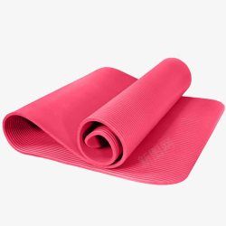 红色瑜伽垫素材