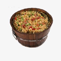 木桶米饭元素素材