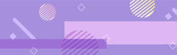 波点简约扁平简约矩形几何紫色促销banner矢量图高清图片