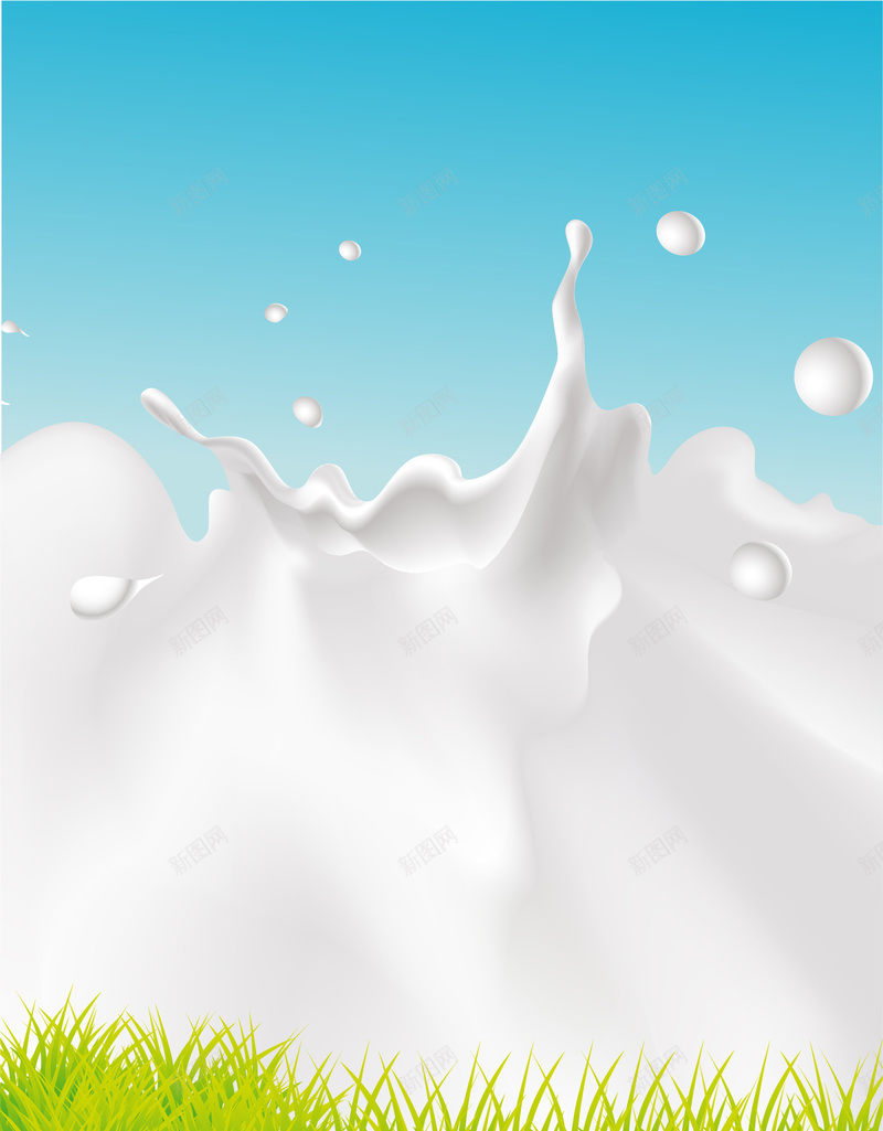 矢量牛奶饮料背景ai设计背景_新图网 https://ixintu.com 奶制品 液体 牛奶 牛奶促销 牛奶宣传 牛奶广告 牛奶背景 白色 草原 营养 饮料 饮料背景 矢量图