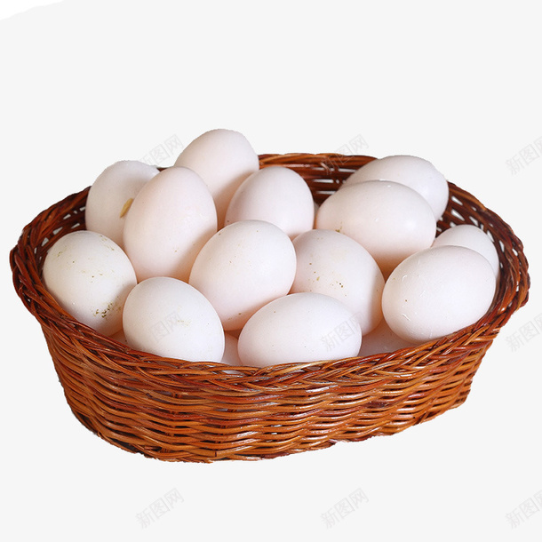 一篮子鸡蛋png免抠素材_新图网 https://ixintu.com 产品实物 白色 蛋 鸡蛋