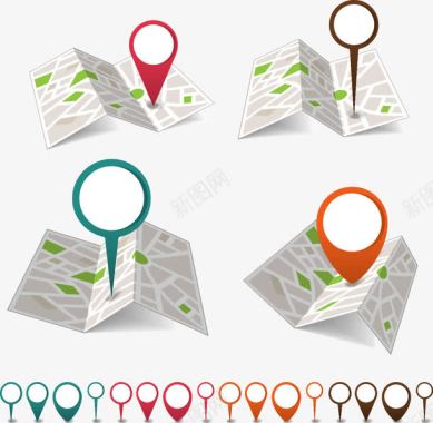 地图提示标签图标图标