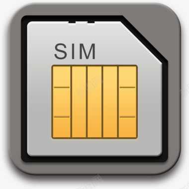 手机sim卡app应用图标图标