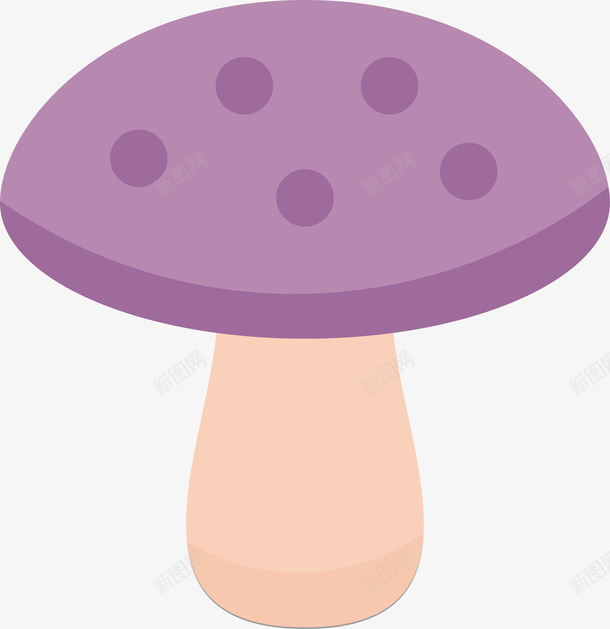 手绘卡通植物蘑菇矢量图ai免抠素材_新图网 https://ixintu.com 卡通 卡通植物 手绘 植物 紫色蘑菇 花菇 蘑菇 矢量图