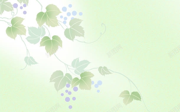 手绘绿色树叶壁纸jpg设计背景_新图网 https://ixintu.com 壁纸 树叶 绿色