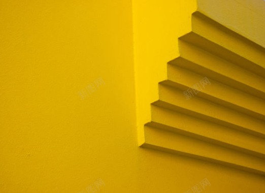 黄色阶梯背景