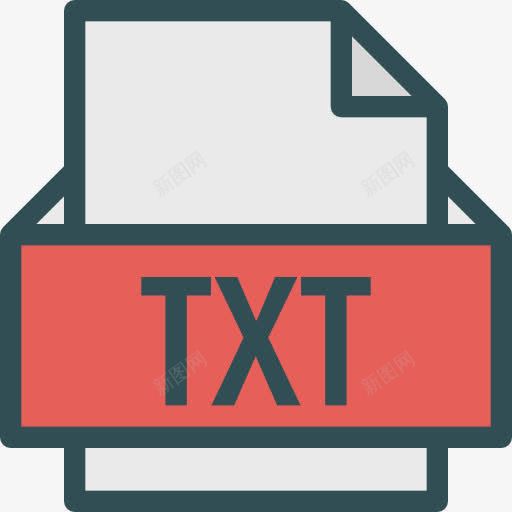 txt图标png_新图网 https://ixintu.com TXT文件和文件夹 延伸 文件 格式 档案