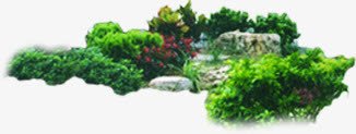 绿色植物公园假山png免抠素材_新图网 https://ixintu.com 假山 公园 绿色植物