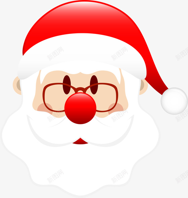 红色卡通圣诞老人头像png免抠素材_新图网 https://ixintu.com Christmas Merry 圣诞快乐 圣诞老人 圣诞节 老人头像 装饰图案