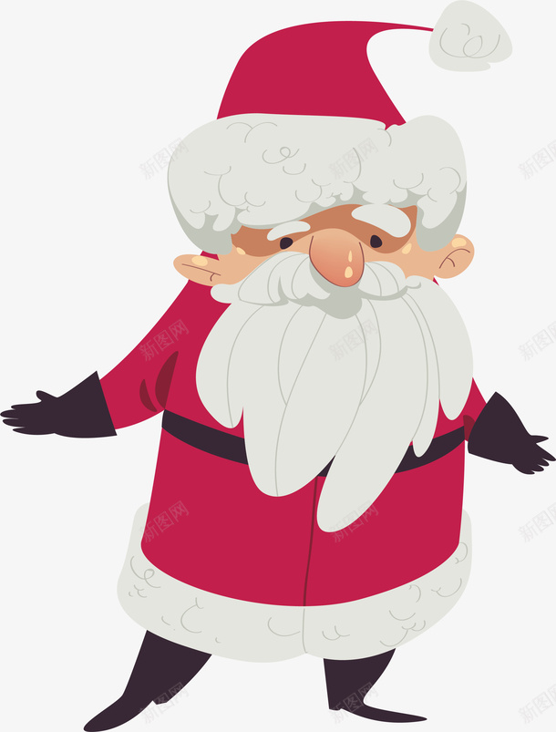 可爱圣诞老人矢量图ai免抠素材_新图网 https://ixintu.com merryChristma merryChristmas 可爱圣诞老人 圣诞老人 圣诞节 矢量png 红衣服 矢量图