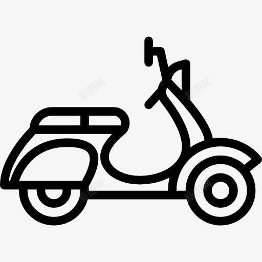 滑板车图标png_新图网 https://ixintu.com 摩托车 运输